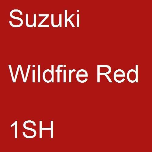 Suzuki, Wildfire Red, 1SH.